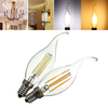 E14 LED 4W COB Edison Retro Filament Light White/Warm White Tungsten Candle Lamp Bulb AC 220V