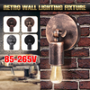 E27 Industrial Retro Vintage Wall Light Fixture Iron Sconce Home Lamp Room Decor AC85-265V