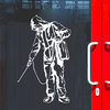 Epidemic Prevention Window Background Wall Sticker Healthcare for Home Floor Decor