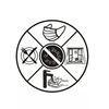 Epidemic Prevention Window Background Wall Washing Hands Healthcare Sticker for Home Floor Decor
