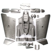 EPP Middle Fuselage & Main Wing & Wingtips & Hatch Cover Full Set Spare Part For Reptile Harrier S1100 Gray FPV RC Airpl