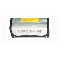 Explosion-proof Fireproof Safe Storage Bag 195x65x80mm for RC LiPo Battery