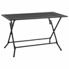Folding Mesh Table 47.2"x23.6"x28.3" Steel Anthracite