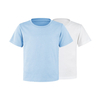 [FROM XIAOMI YOUPIN] 2 Pcs Cotton Crew Neck Children Short Sleeve Wearable Breathable Sports Casual Kids T-Shirts
