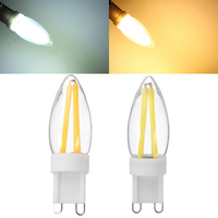 G9 Dimmable 3W White/Warm White LED Filament Light Bulb Chandelier Indoor Lamp AC220-240V