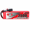 Gaoneng GNB 7.4V 2500mAh 5C 2S LiPo Battery XT60 Plug XH2.54 Plug for Frsky Taranis X9D Plus