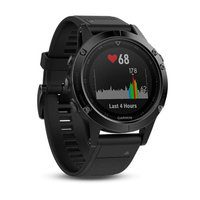 Garmin Fenix 5 Multisport GPS Smart Watch Dual Navigation Networks with Granite Blue Band
