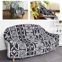 Geometric Bohemian Sofa Throw Rug Cover Couch Lounge Chair Blankets