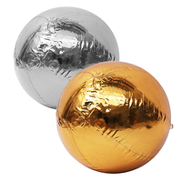 Gold Silver Chrome PVC Inflatable Mirror Balls Events Fairs Clubs Rooms Balloon