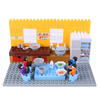 Goldkids HJ-35008A 124PCS Kitchen Series Rectangular Tote Bucket DIY Assembly Blocks Toys for Children Gift