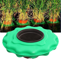 Green Floating Pond Plant Island Flower Pot W/ Basket For Garden Fish Pond
