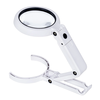 Handheld Portable Foldable Lamp Illuminated Magnifier 5X 11X Magnifying Table 8 LED Lights Loupe Magnifier Screen for Ne