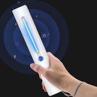 Handheld UVC Sterilizer LED Germicidal Lamp Small Portable Ultraviolet Sterilization Stick for Household Machine Car Pho