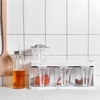 HELLO LIFE 3PCS/Set 370ml Drawer Type Flavouring Tool Clear Salt Canister Sauce Storage Box Container From Xiaomi Youpin