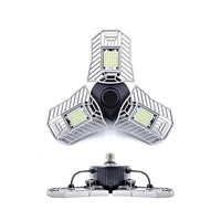 High Power E27 60W 144 LED Adjustable Industrial Flood Light 6000lm for Garage Warehouse AC220V