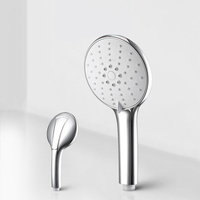 HIGOLD 2 in 1 Bathroom Handheld Showerhead 3 Shower Mode with Spray Jet G½ Connector Shower Head 120mm 56 Silicone Hole