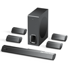 Hiwill D71W Dolby 7.1CH Soundbar Surround Sound System bluetooth Soundbar 8 Drivers 3D Surround Sound Powerful Bass 3EQ
