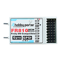 Hobby Porter FR810 8CH Advanced Fixed Wing Flight Controller with GPS and Frsky Compatible Receiver Built In