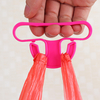 Home Light Weight Plastic Effort Saving Convenient Shopping Double Hooks Bags Hanging Tool Bags Hanger