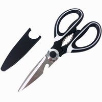 Honana 2Cr13 Food-grade Stainless Steel Multifunctional Food Scissors Shears Tool for Kitchen Accessories Poultry Fish M