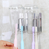 Honana 304 Stainless Steel Toothbrush Holder Mug Toothbrush Holder Self-Adhesive Toothbrush Holder Creative Wash Cup Rac