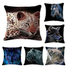Honana 45x45cm Home Decoration Black 3D Fluorescence Animals 6 Optional Patterns Cotton Linen Pillowcases Sofa Cushion C