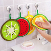Honana 4Pcs Fruit Pattern Towel Absorbent Cloth Kitchen Towel Handkerchief Quick-Dry Cleaning Rag Dish Cloth Wiping Napk