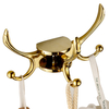 Honana Multipurpose Heavy Duty Solid MetaWall Mount Triple Swing Arms Hanging Hooks
