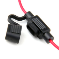 HS-912 Medium Waterproof 16AWGWire In Line Car Automotive Blade Fuse Holder