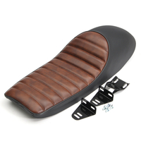 Hump Cafe Racer Vintage Seat Black Brown For Honda CB 400 550 750