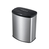 Infrared Touch Smart Stainless Steel Trash can 8L One Button Operation Smart Chip Storage Baskets
