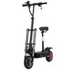 JANOBIKE T88 28.6AH 52V 1200Wx2 Dual Motor Folding Electric Scooter With Saddle 70km/h Top Speed 100km Mileage Range 200
