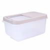 Japanese Plastic Rice Barrel 10kg Rice Storage Household Rice Bucket Moistureproof Transparent Kitchen Storage Container
