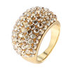 JASSY® Gold Ring Full Crystal Shadow Micro Inlay Statement
