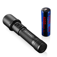 JETBeam C8R XPL2 LED 1480Lumen 4000mAh 5Modes Tactical LED Flashlight 21700/18650/20700