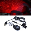 K8 Rotable Car Interior Atmosphere Meteor Starry Sky Light Roof Ceiling Decoration Light 5V USB Red Laser Projection Lam