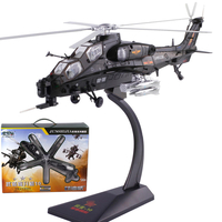 KAIDIWEI 685003 1:48 Wuzhi 10 Armed Military Helicopter Alloy Model With Box Packaging