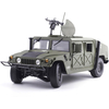 KAIDIWEI685004 1:18 Humvee Battlefield Vehicle Alloy Car Military Model Toy Diecast Model