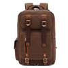 KAUKKO Men Outdoor Canvas Shoulders Travel School Bags Backpacks With Large Capacity
