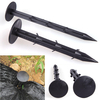 KCASA 10pcs/Pack Black PP Mulch Shading Pest Control Garden Ground Nail Plastic Film Fixed Pegs Gardening Fixing Tools F