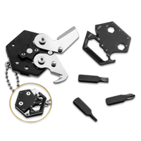 KCASA 2.0 Upgrade Multifunctional Coin EDC Folding Tool Portable Hexagonal Wrench Plier Wire Cutter Keychain Positioning