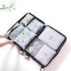 KCASA 7Pcs Travel Storage Bags Set Portable Tidy Suitcase Organizer Clothes Packing Home Closet Divider Container Bag Wa