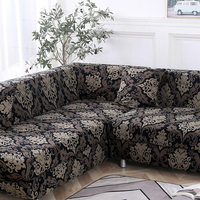 KCASA Elastic Couch Sofa Cover Armchair Slipcover for Living Room 1/2/3/4 Seat Covers Home Decoration