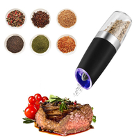 KCASA KC-GEM5 Gravity Electric Salt Pepper Grinder Effective Multifuncton Mill Automatic Battery Powered Adjustable Grin