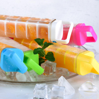 KCASA KC-IC01 Ice Cups PC Plastic Popsicle Maker Mould Ice Cube Lattice Mold With Cloth Set DIY Tool