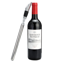 KCASA KC-QD717 3 In 1 Wine Chiller Stick Aerator Decanter Beer Whiskey Cooler Pourer Stopper