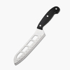 KCASA KF-17 Hollow Out Design High Quality Stainless Steel Fruit Meat Easy Cutting Sharp Kitchen Slicing Cleaver Knife