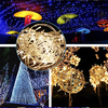 KCASA Led Lights String Lights Flashing Party Christmas Decorations Light String 10Meters 100Lights