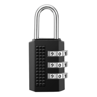 KCASA LK-22 Travel Luggage Locks 3 Digit Combination Password Suitcase Locks Padlocks