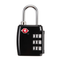 KCASA LK-30 3 Digit TSA Combination Lock Travel Security Approved Luggage Padlock Password Lock